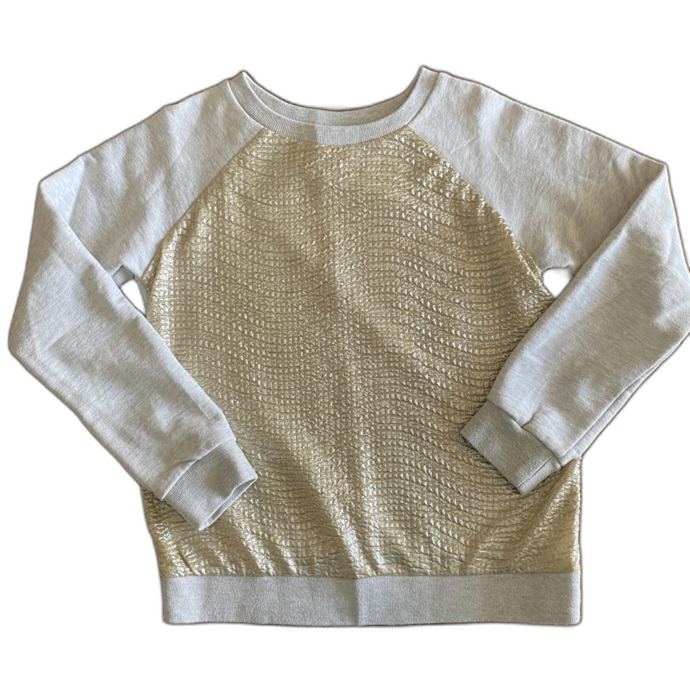 Forever 21 Girls Gold Sweatshirt Girls' 9/10
